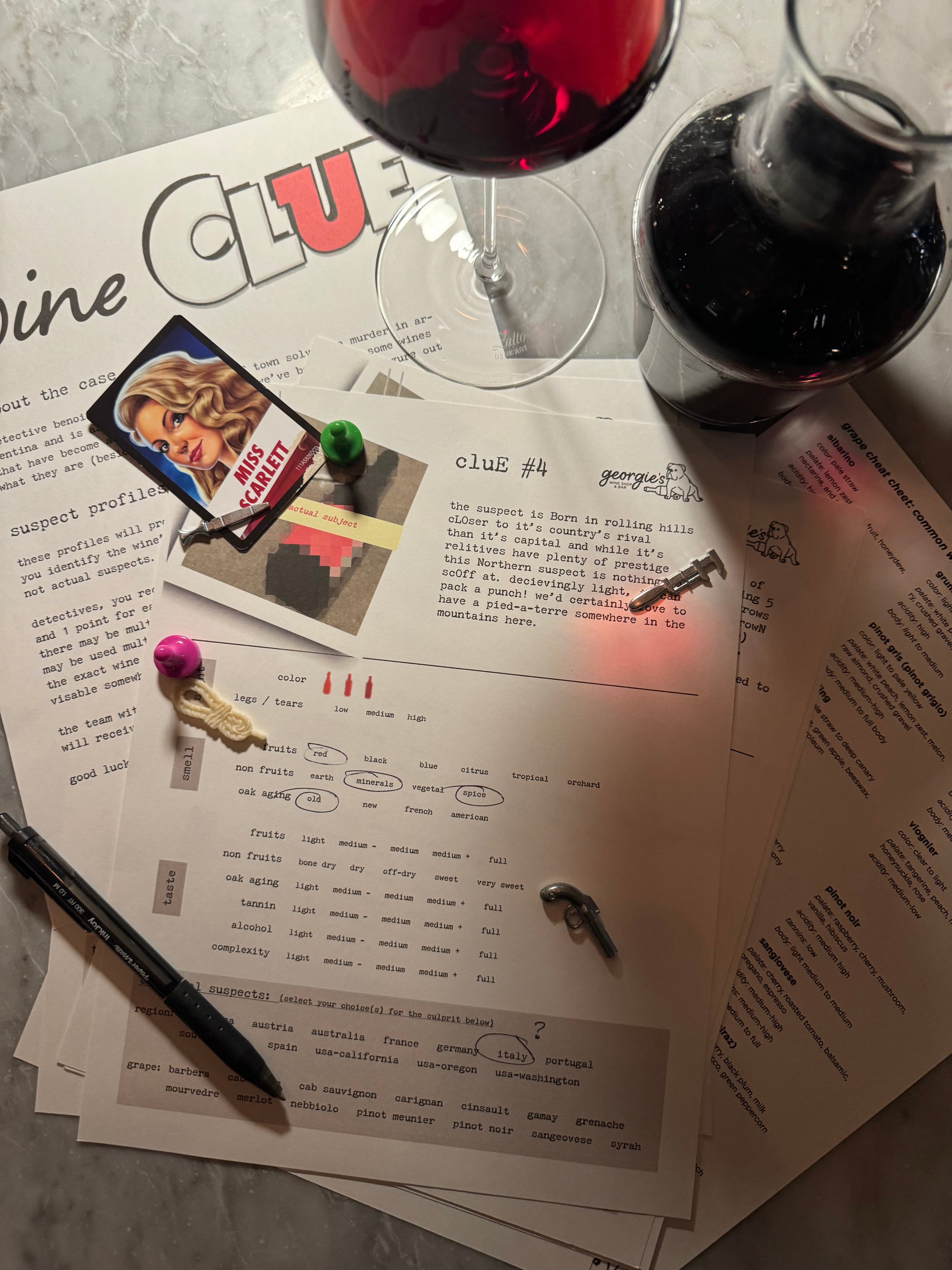 Wine Clue 🧐 | Georgie&rsquo;s Wine Shop &amp; Bar